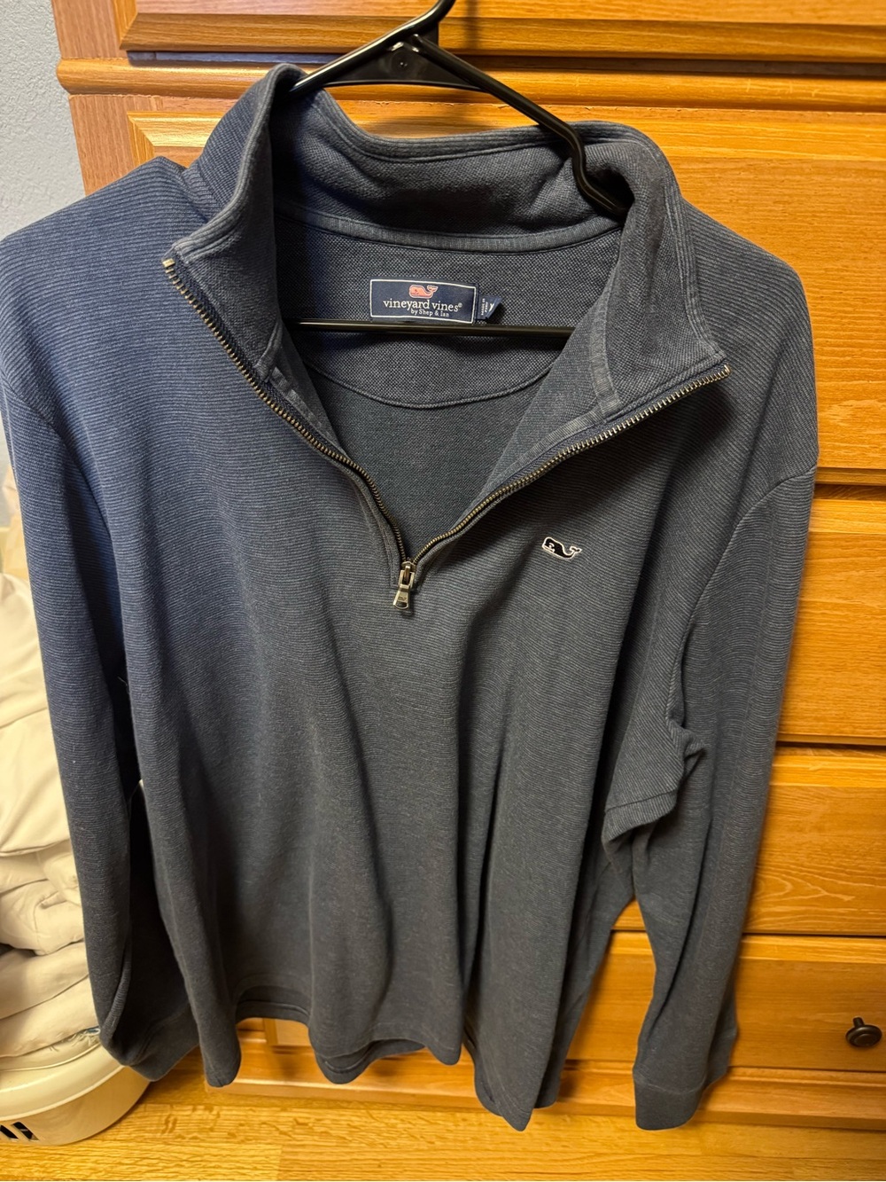 Vineyard Vines Men's Navy Half-Zip Sweatshirt
